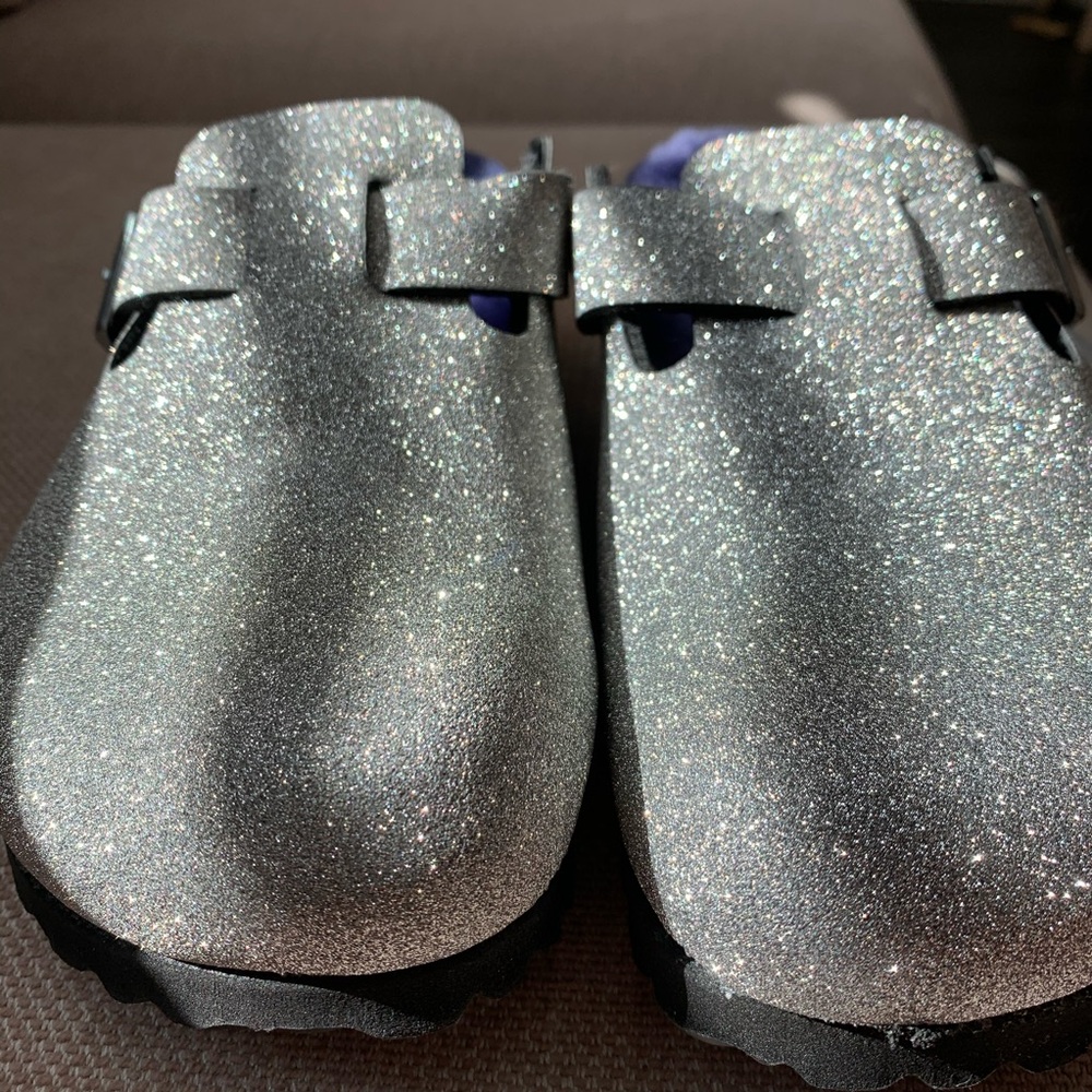 Birkenstock Boston glitter dust clogs - Picture 3 of 6